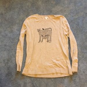 J. Crew Cheetah Sweater